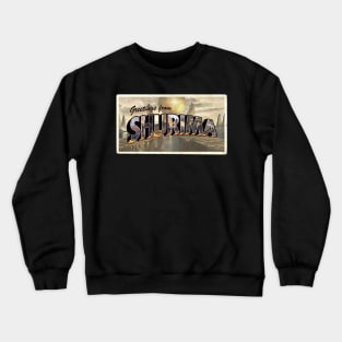 Greetings from shurima vintage Crewneck Sweatshirt